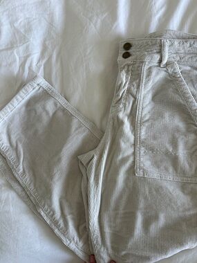Pilcro off White Corduroy Pants